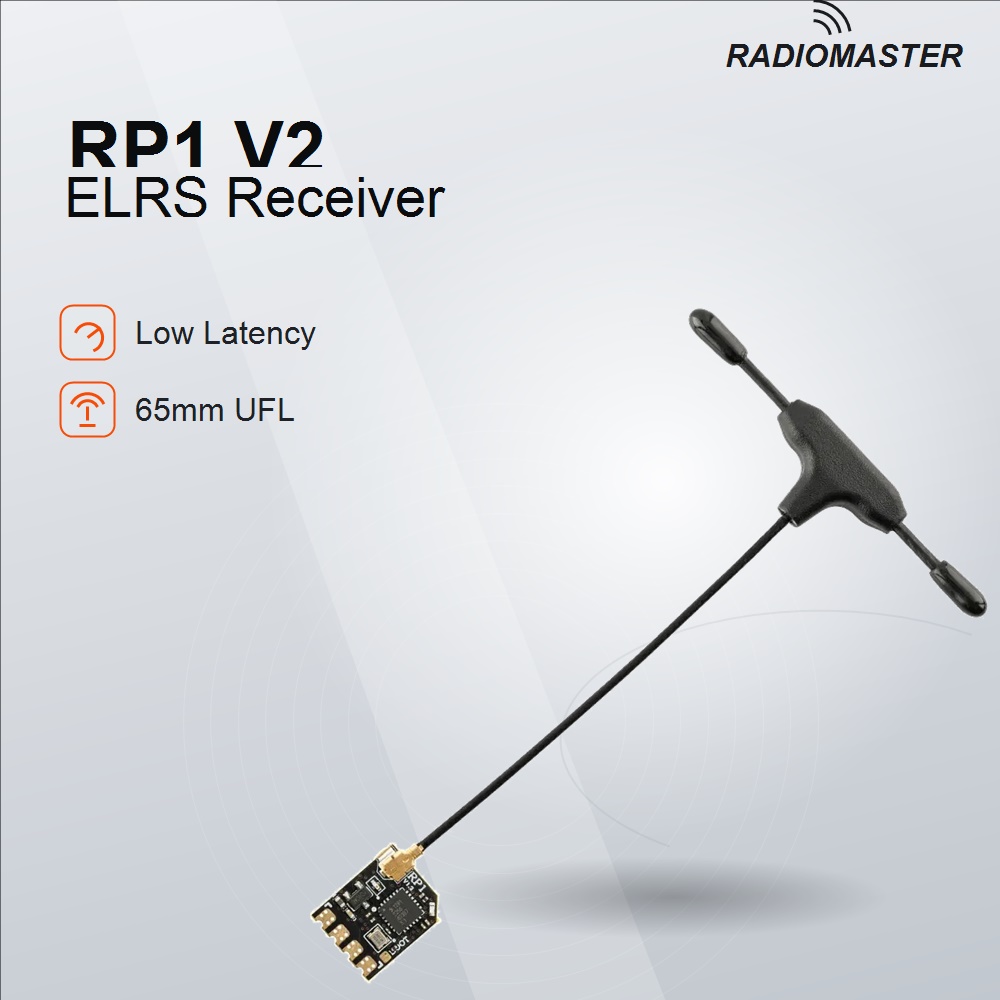 Rc Plane Hobby Zone - RadioMaster RP1 V2 ExpressLRS 2.4GHz Nano