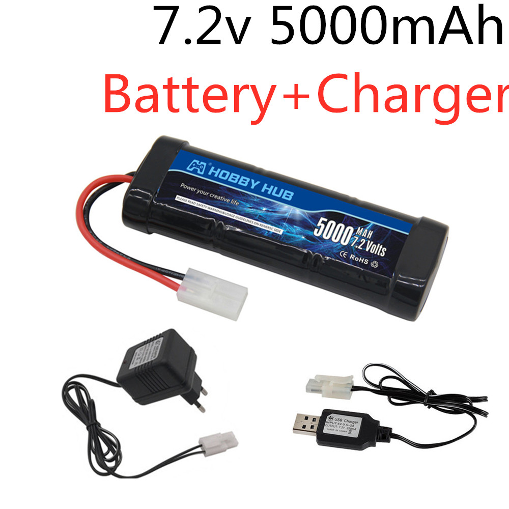 7.2V 5000mAh Ni-MH Battery Pac - Rc Hobby Hub 评论和价格