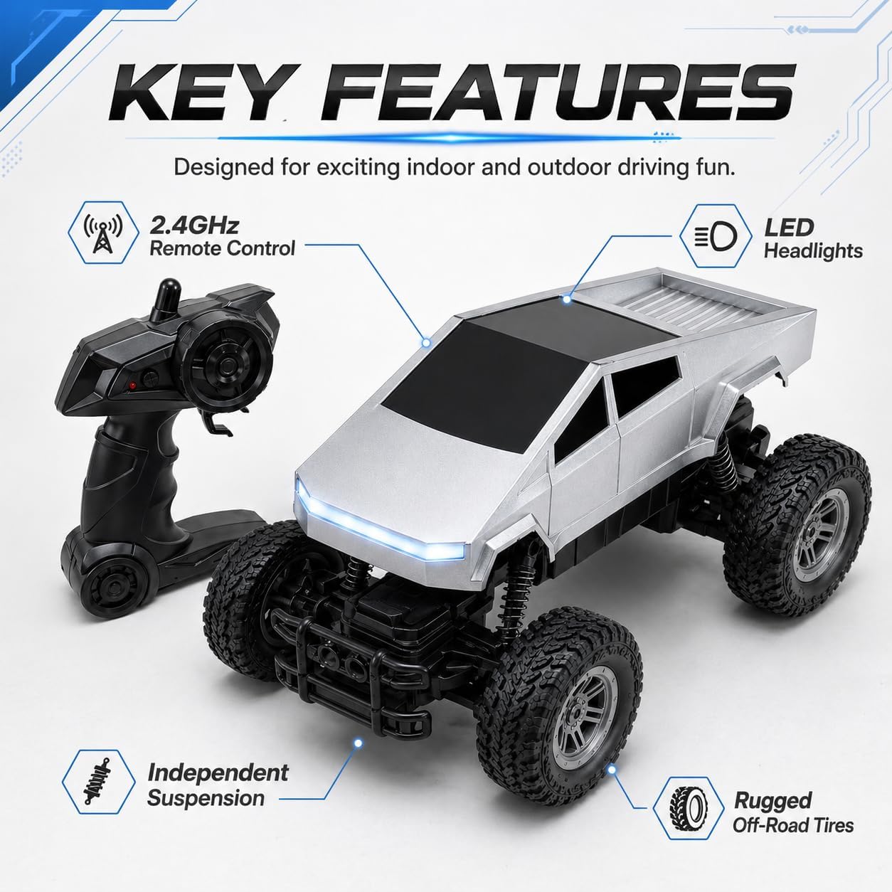 1:18 RC Car Remote Control Tru - Rc Hobby Grade Truck 评论和价格