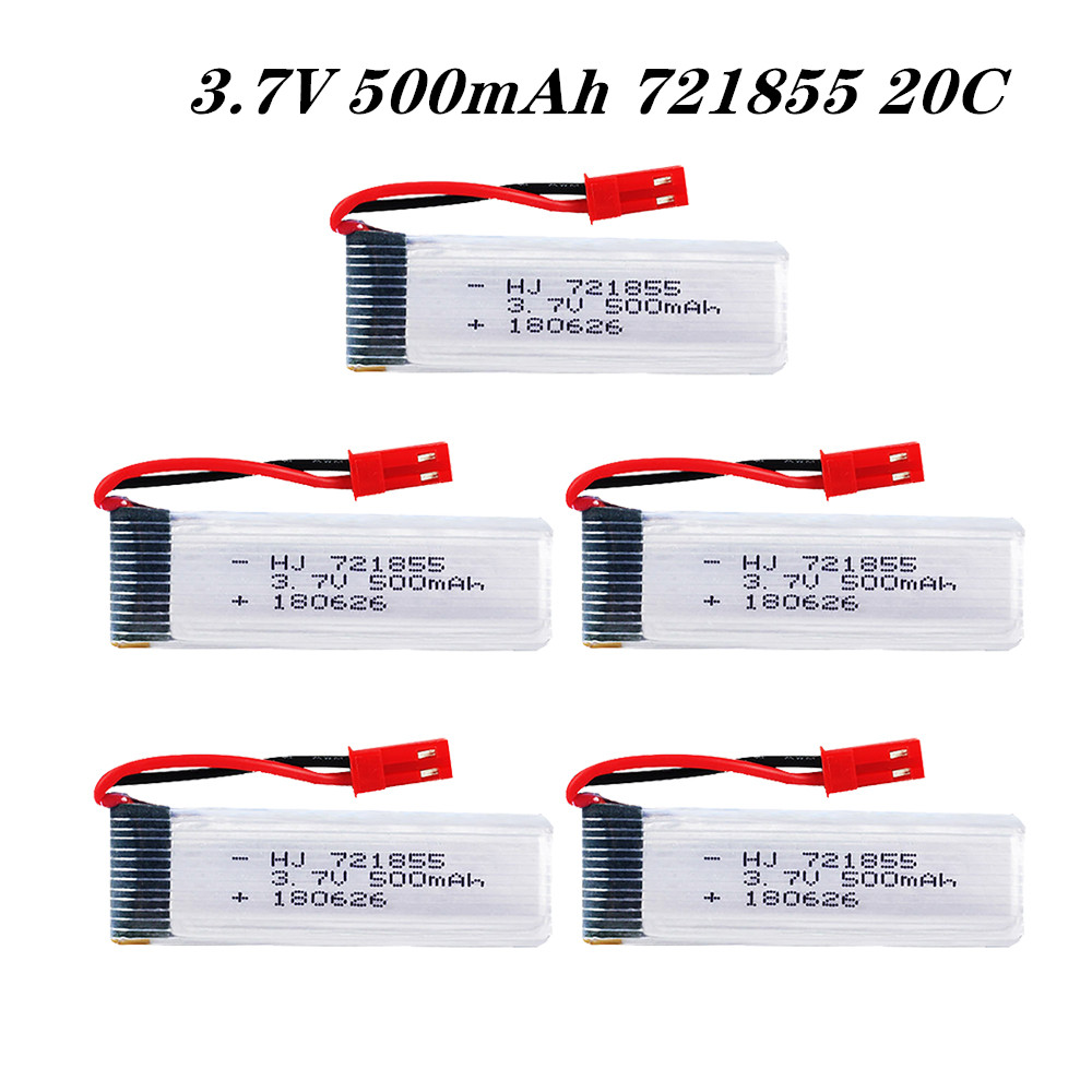 High Rate 3.7V 500mAh 721855 2 - Rc Hobby Hub 评论和价格