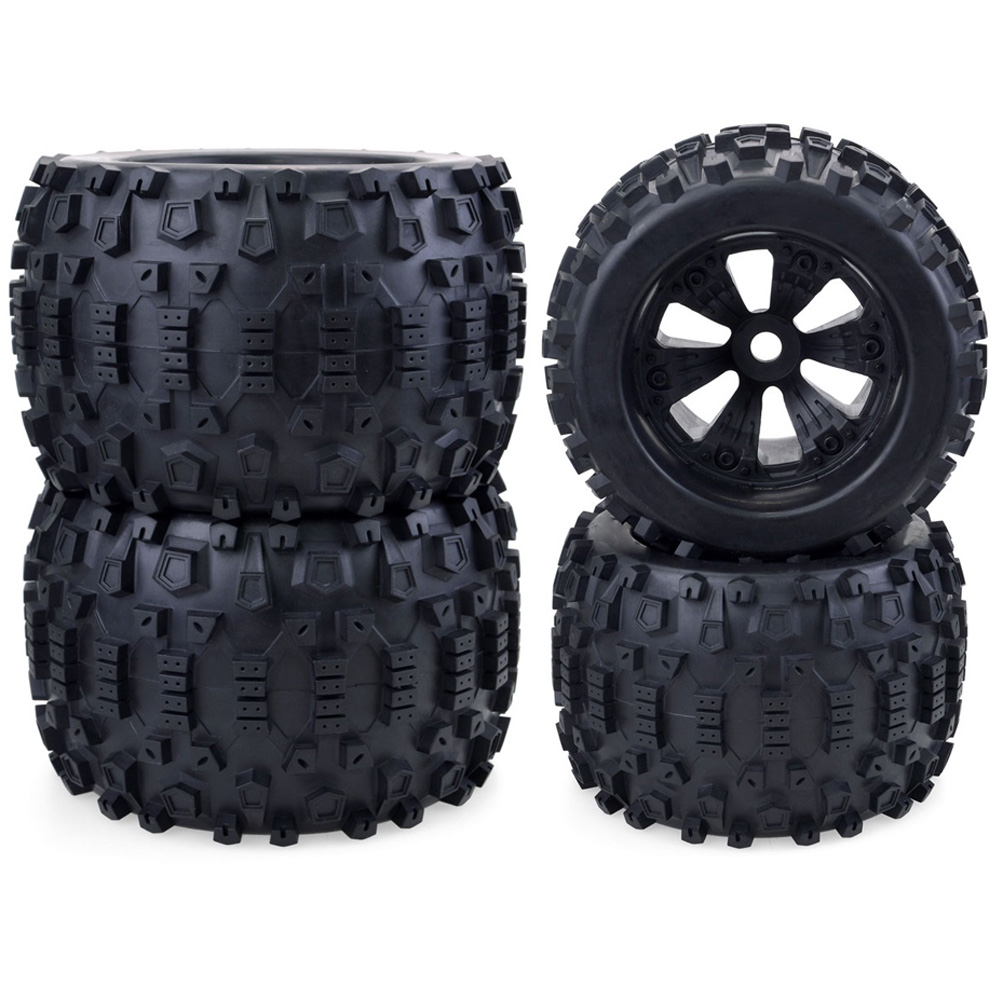 4PCS 1/8 Wheels Tires 170mm 16 - Rc Hobby Trucks 评论和价格