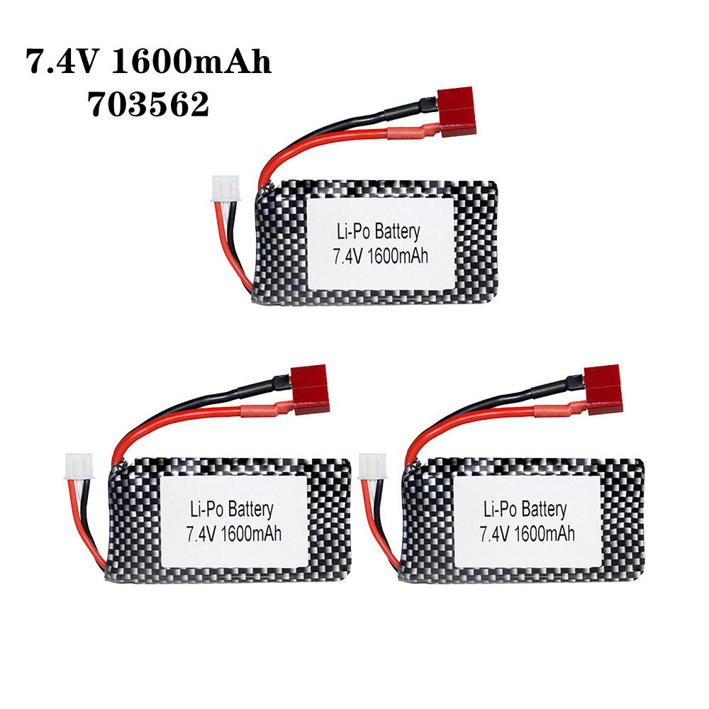1/2/3pcs/Lot 7.4v 1600mah 7035 - Rc Hobby Hub 评论和价格